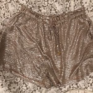 Julie Brown gold short